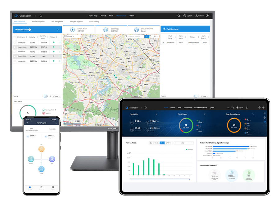 FusionSolar App Screenshots